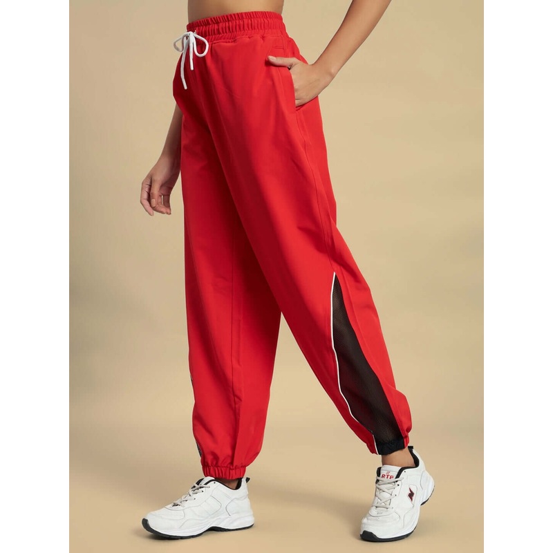 WOMEN PLEXUS COTTON TERRY JOGGERS RED XS