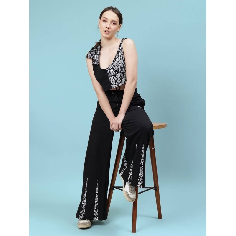 WOMEN’S ZIYA PREMIUM CO-ORD SET BLACK XS