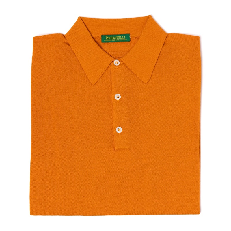 Brigatelli dal 1922 per Michael Jondral: “Fredo” polo shirt made from the finest cotton – Ice Cotton S