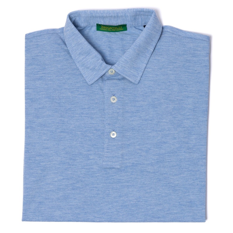 Brigatelli dal 1922 per Michael Jondral: Polo Shirt “Carlo” in pure Cotton – Piquet Royale S
