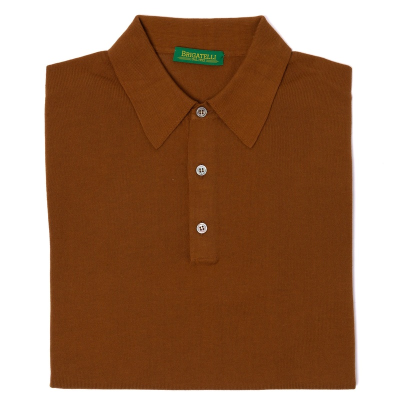 Brigatelli dal 1922 per Michael Jondral: Polo Shirt “Fredo” made from the finest Cotton – Ice Cotton S