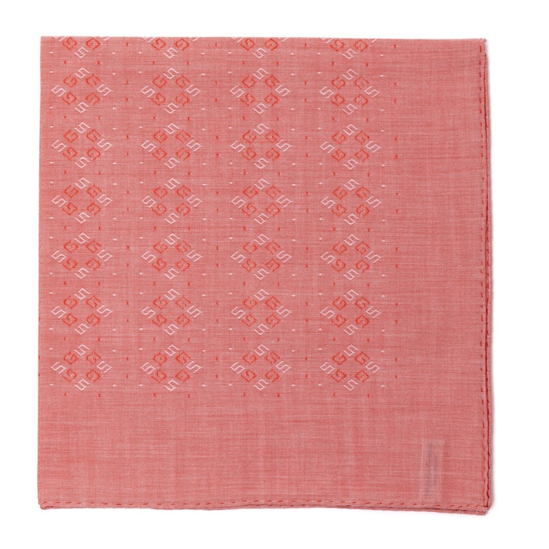 Limited Edition: Handkerchief “SG Archive” made from pure Cotton – hand-rolled