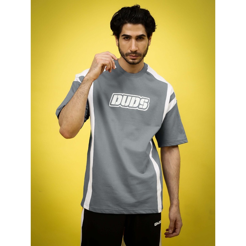 NINJA STORM OVER-SIZED T-SHIRT GREY XS