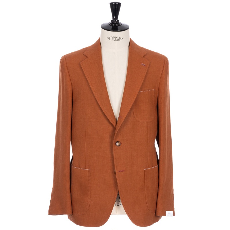 Jacket “Gentileuomo” made from pure Linen – handmade 48