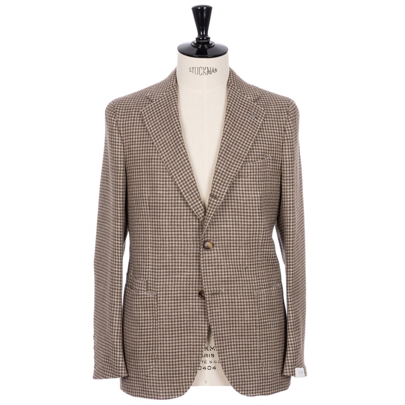 Jacket “Sportivo Elegante” in Wool and Linen – handmade 48