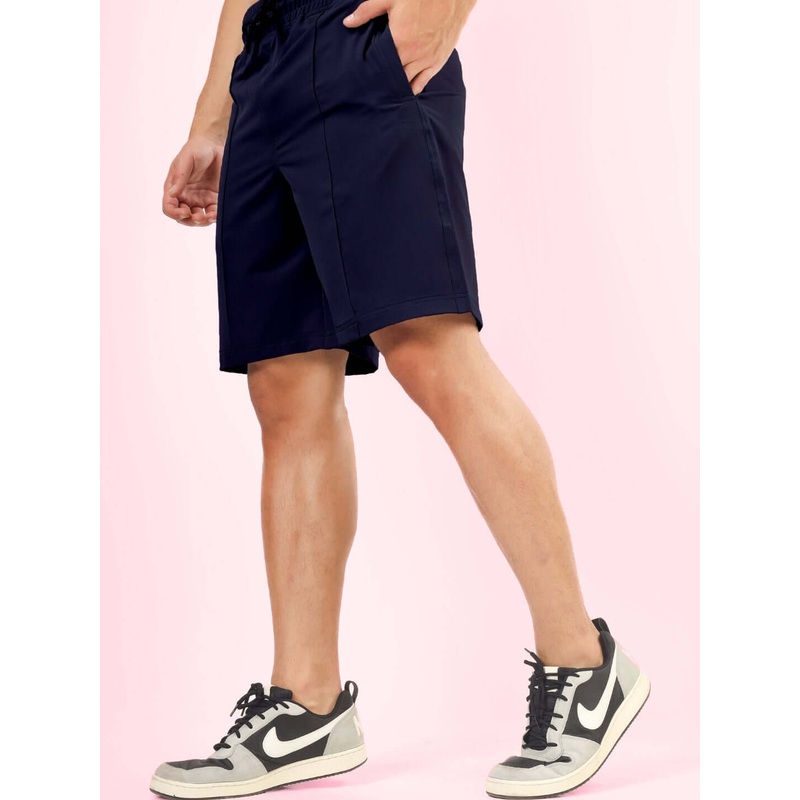 STURDY FRONT PLATED SHORTS NAVY XS