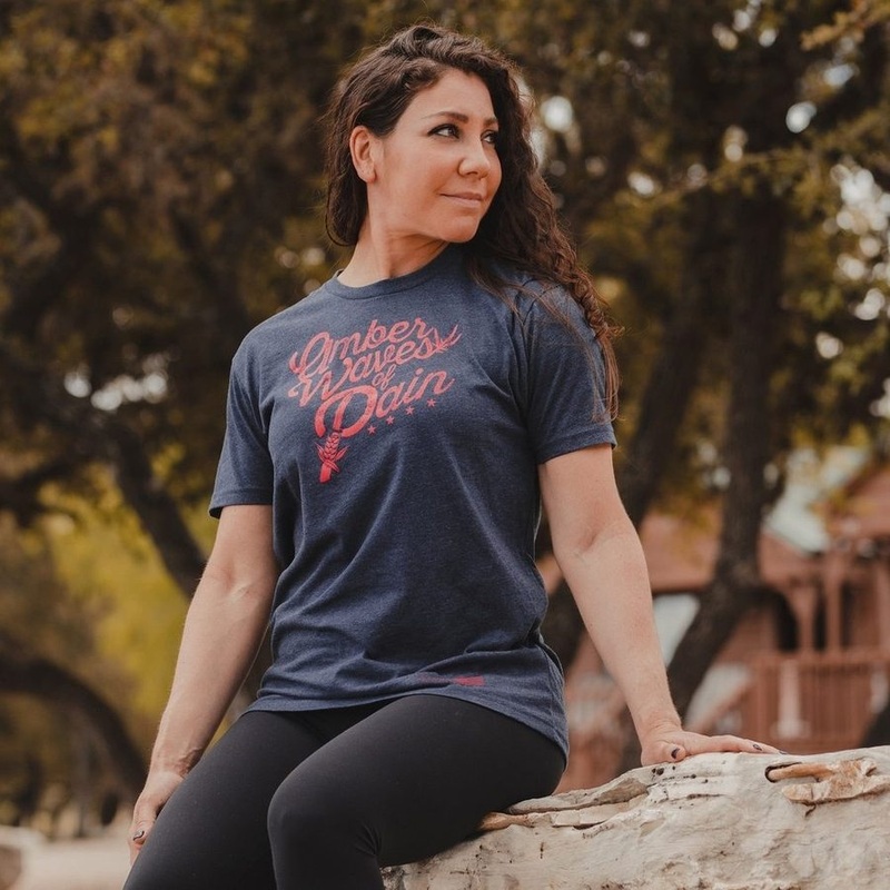 Women’s Amber Waves Boyfriend Fit T-Shirt – Midnight Navy Small