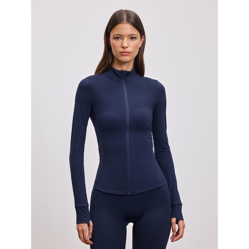 Womens Active Zip Through Jacket in Navy XXS (4) Navy