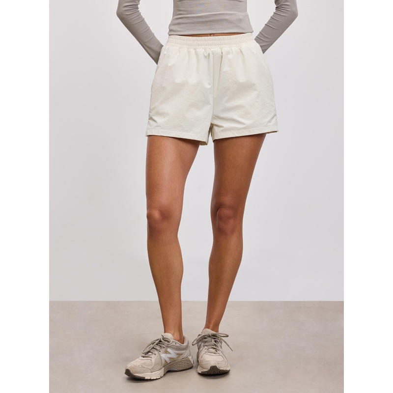 Womens Nylon Short in Ecru XXS (4) Ecru