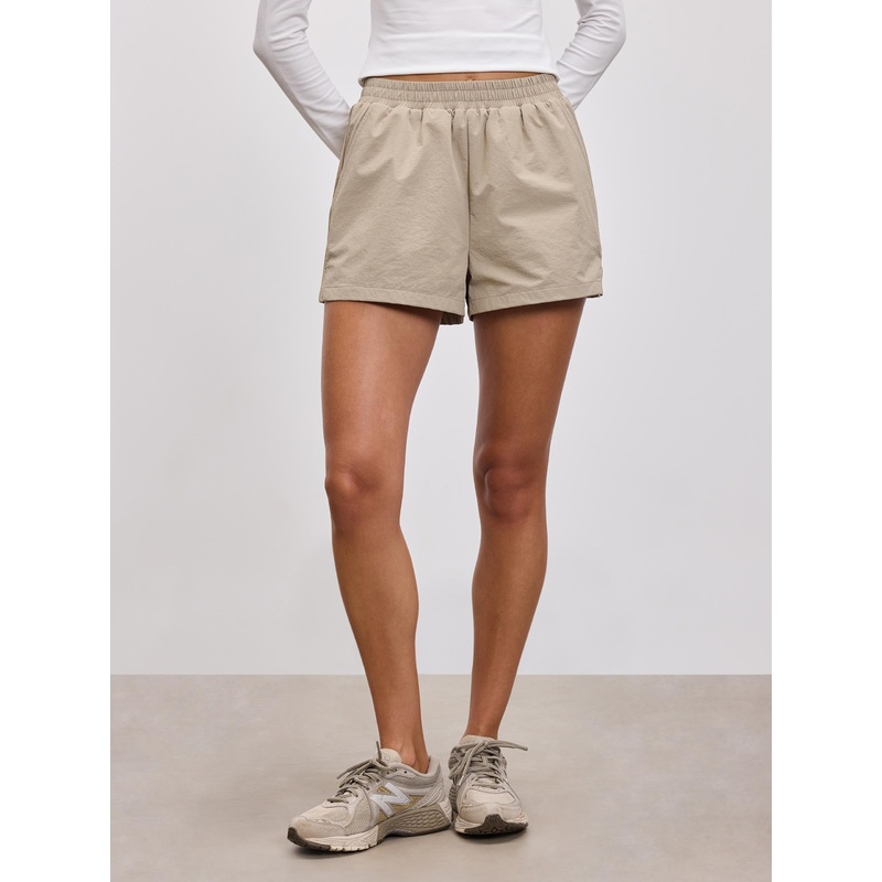 Womens Nylon Short in Stone XXS (4) Stone