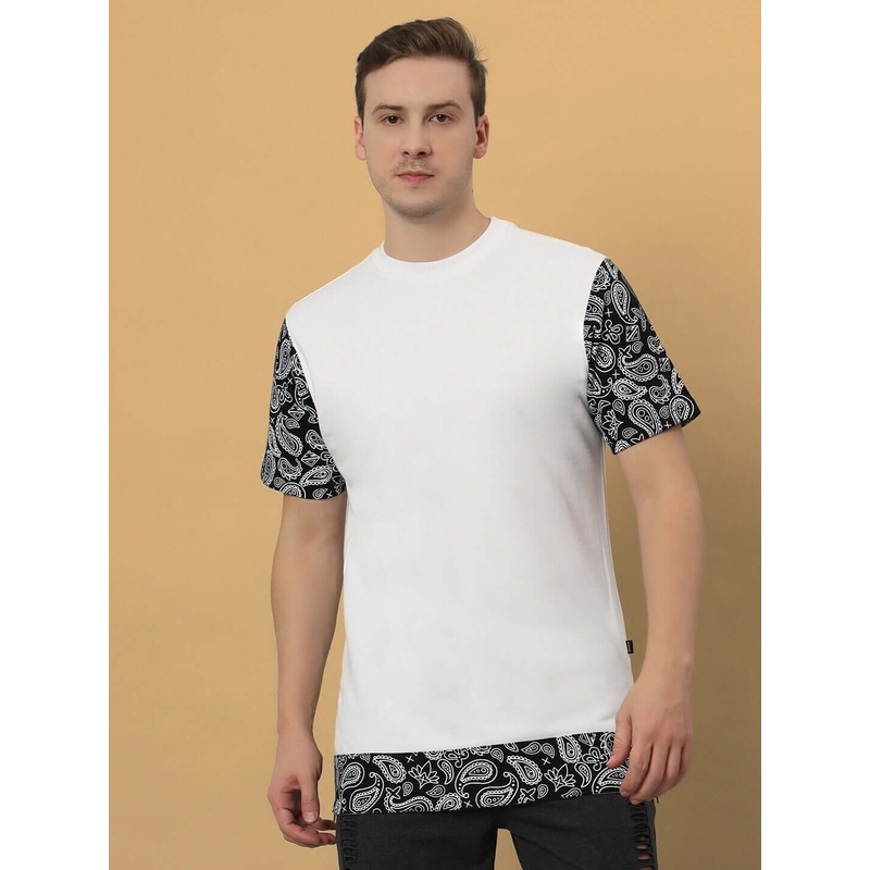 BEASLEY OVER-SIZED T-SHIRT WHITE XS