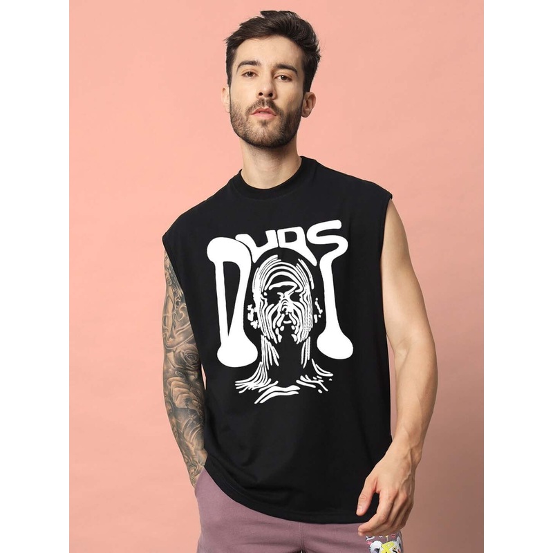 DUDS TASKA GYM COTTON T-SHIRT BLACK XS