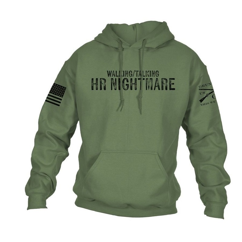 HR Nightmare Hoodie – Military Green Small