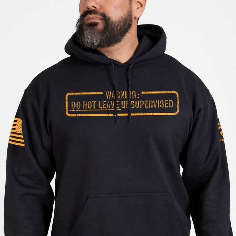 Needs Supervision Hoodie – Black Small