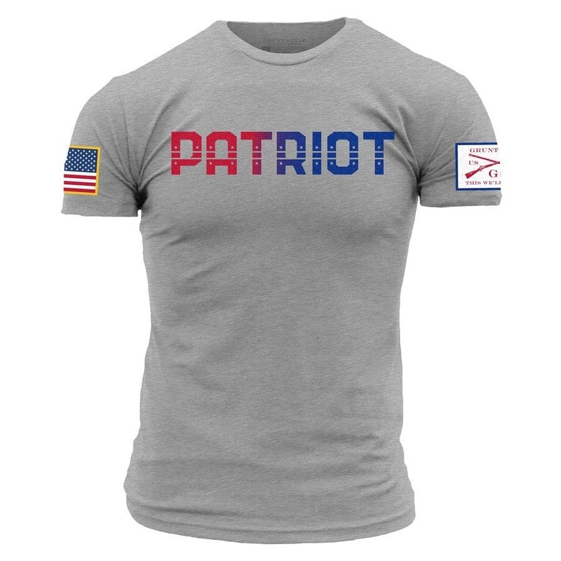 Patriot T-Shirt – Dark Heather Gray Small