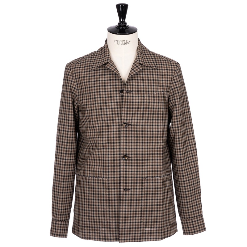 Sartoria Voglio exclusive x MJ: Shirt Jacket “Sahariana Sartoriale” made of pure Wool – purely handmade 48