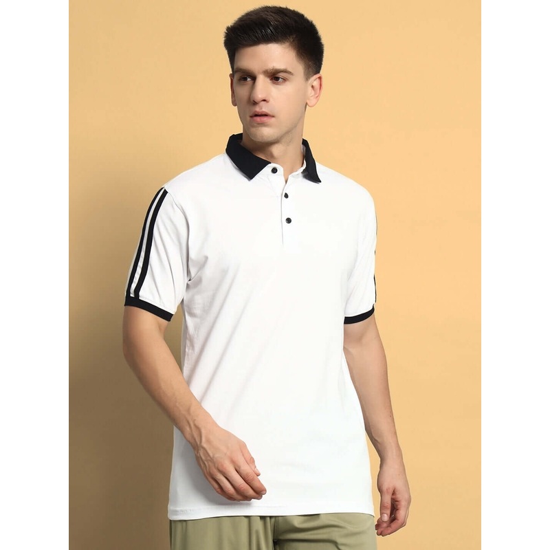 STAUNCH POLO REGULAR FIT T-SHIRT WHITE XS