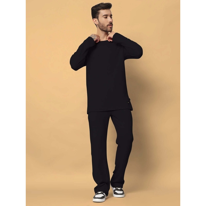 VOGUE OVERSIZED CO-ORD SET BLACK XS