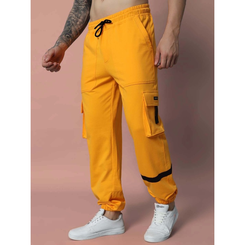 EDIFICE RELAXED FIT CARGO PANT YELLOW XS