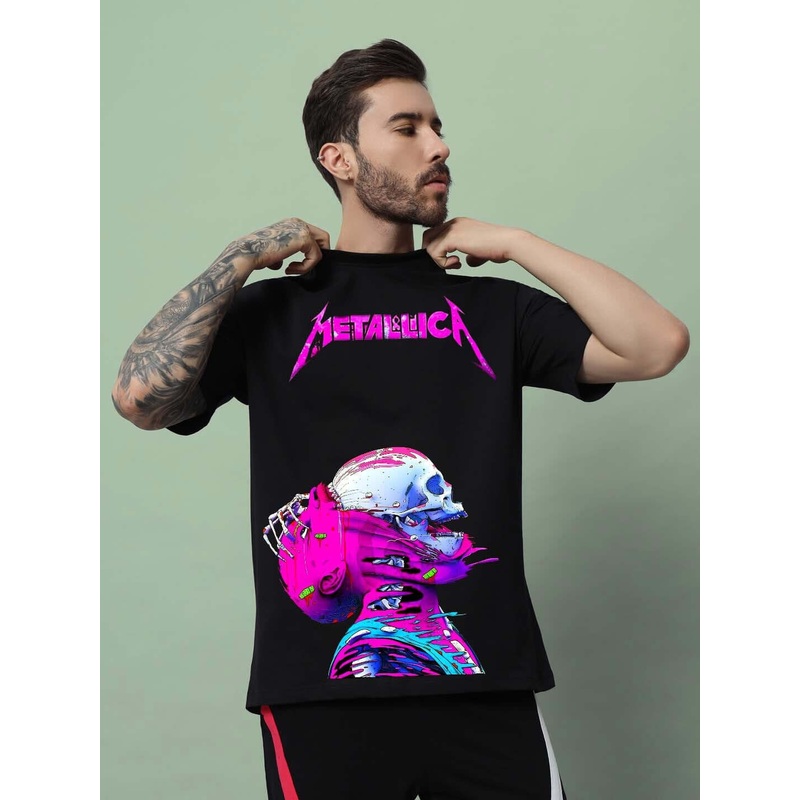 METALLICA OVER-SIZED T-SHIRT BLACK XS