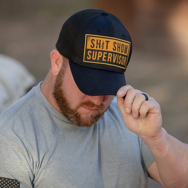 Sh*t Show Supervisor Stretch Fit Hat – Black