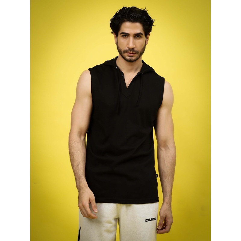 ACME OVER-SIZED HOOD T-SHIRT BLACK XS