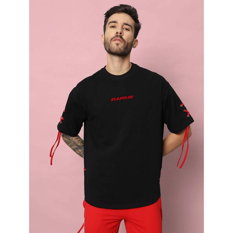 BOWLINE OVER-SIZED T-SHIRT BLACK XS