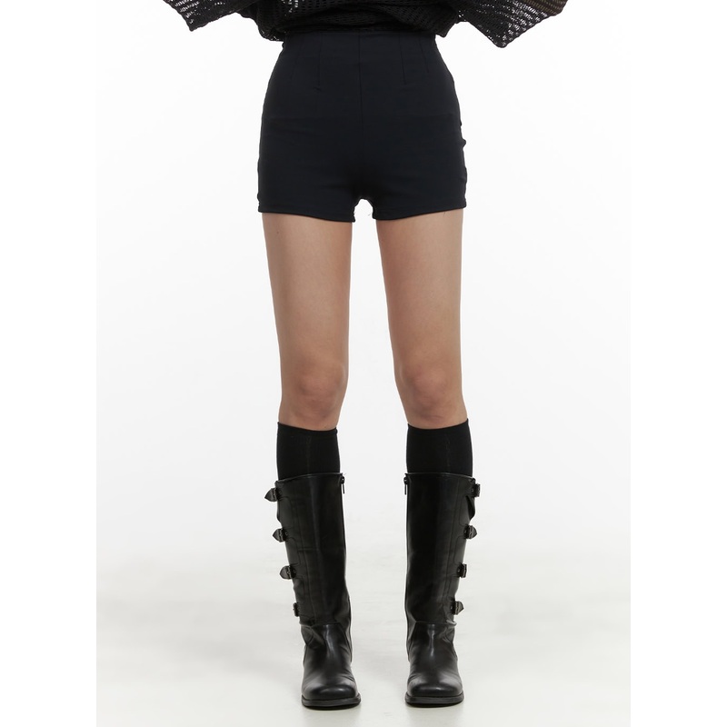 Basic High Waisted Shorts CY417 Black S