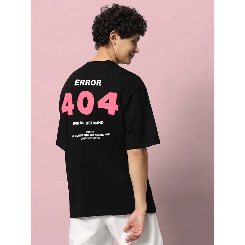 404 ERROR OVER-SIZED T-SHIRT BLACK XS