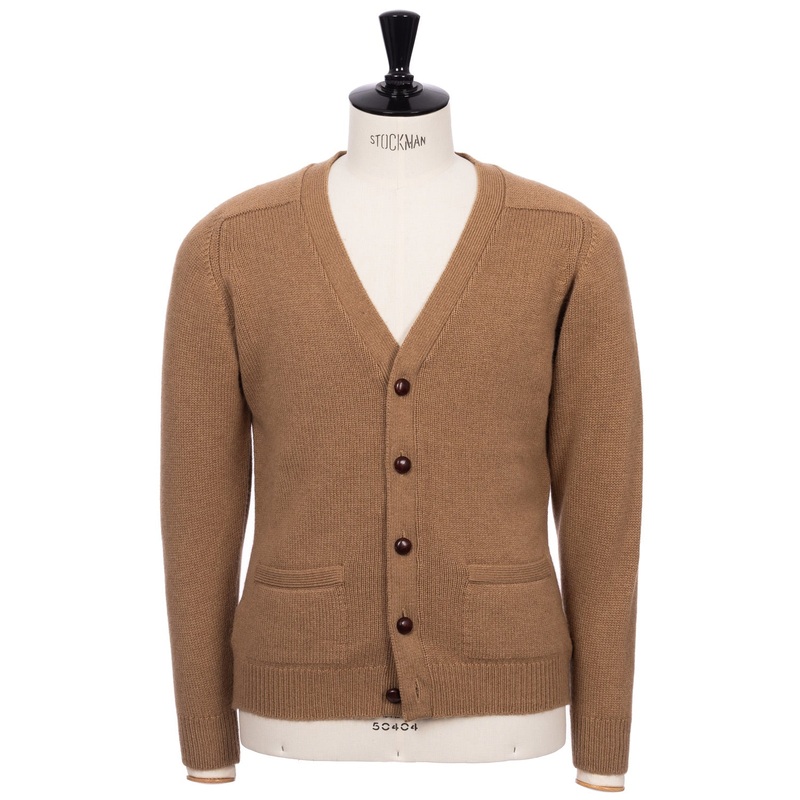 Cardigan “Datched” made from pure Camel Hair M