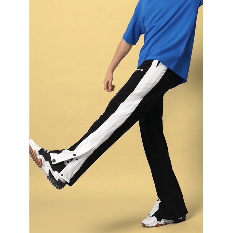 FLURRY CONTRAST JOGGERS BLACK WHITE XS