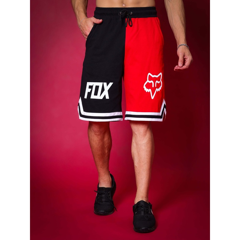 FOX REGULAR FIT SHORTS RED BLACK XS