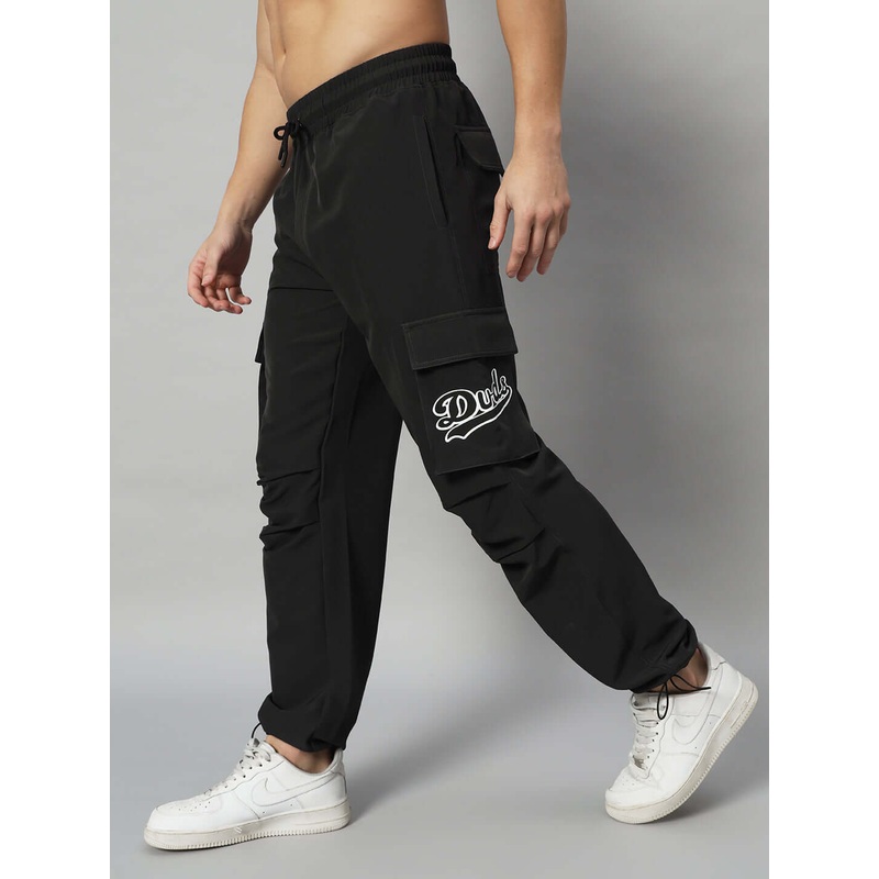 MYRIAD RELAXED FIT CARGO PANTS BLACK XS