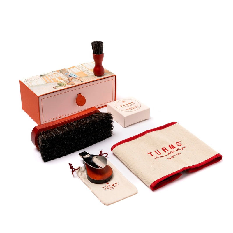 Shoe care set for smooth leather “Basic Calf Kit” – handmade