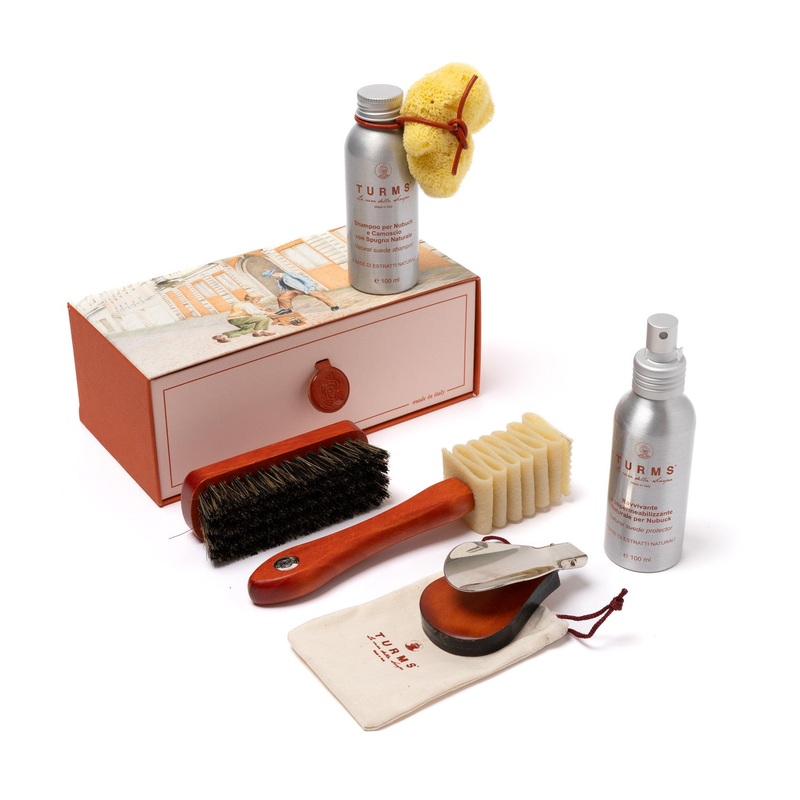 Shoe care set for suede leather “Basic Suede Kit” – handmade