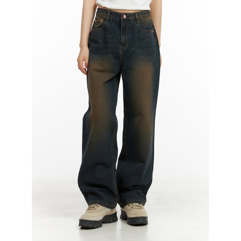 Vintage Baggy Jeans CY414 Blue S