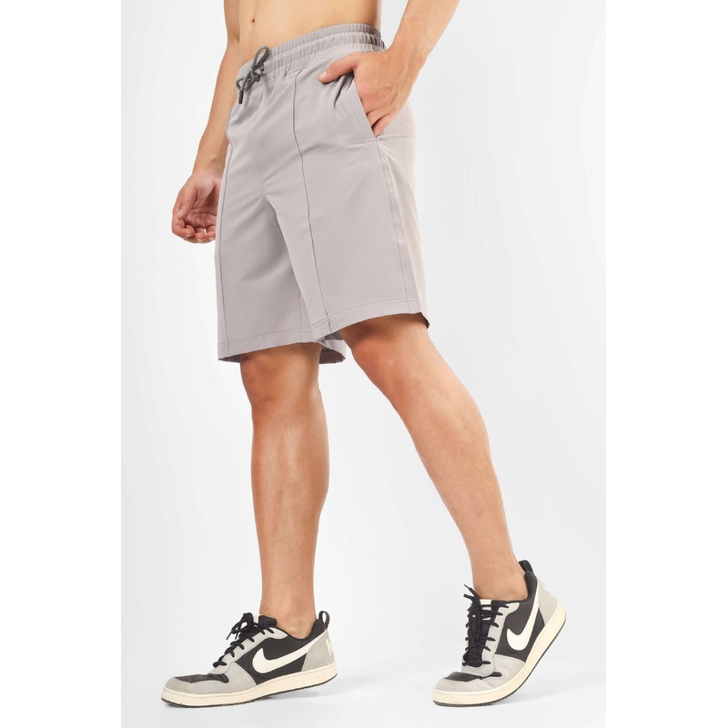 STURDY FRONT PLATED SHORTS GREY XS