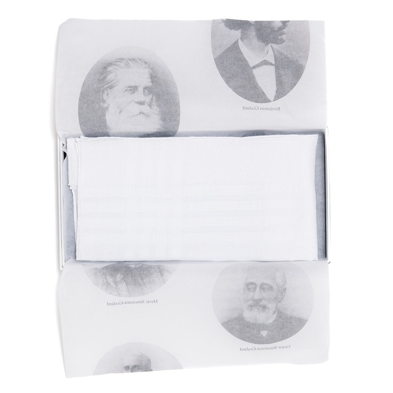 Limited Edition: Handkerchief “Saint Aubert Vintage 1966” made of Cotton and Linen