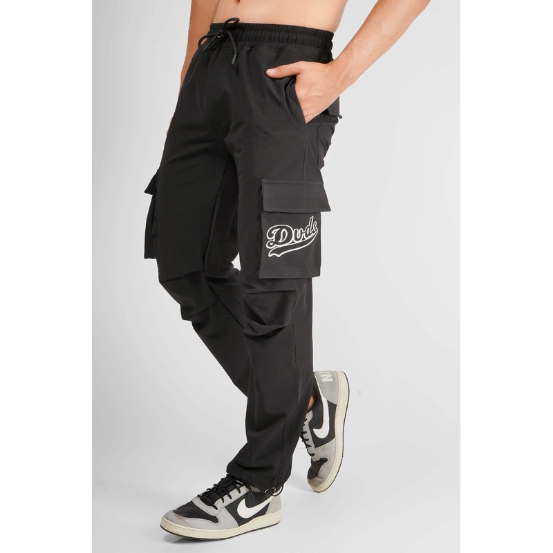 MYRIAD RELAXED FIT CARGO PANTS DARK GREY XS