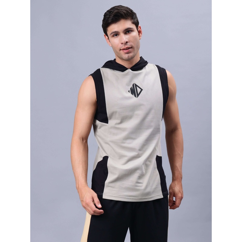 NIRVANA GYM REGULAR T-SHIRT GREY BLACK XS