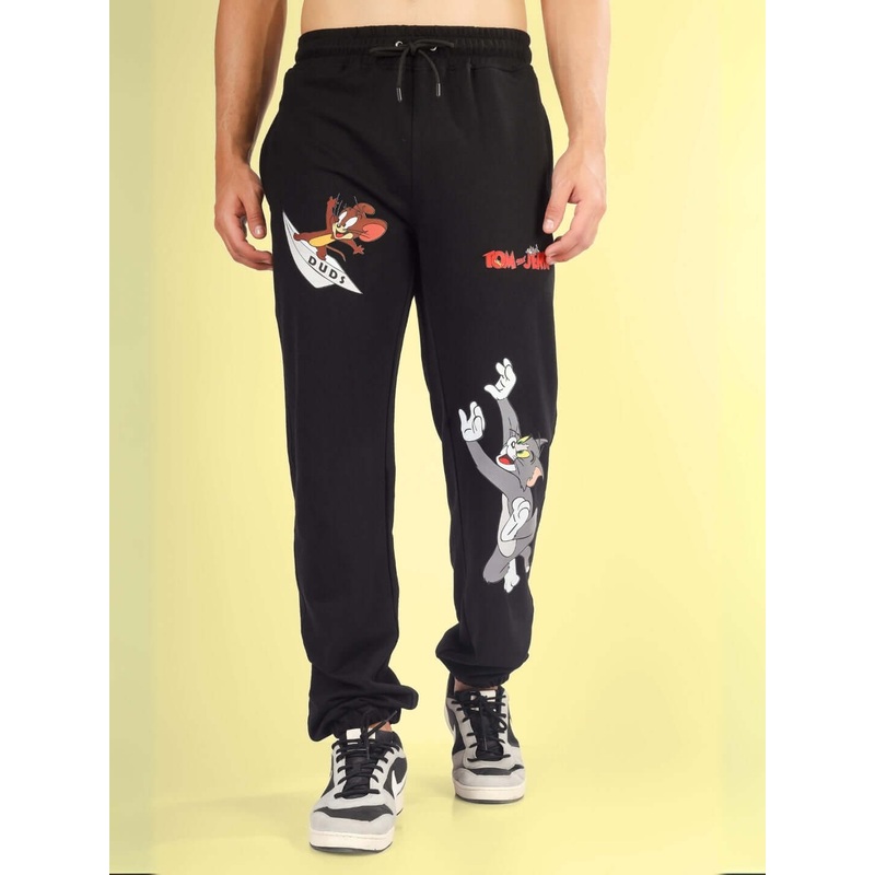 TOM JERRY RELAXED JOGGER BLACK XS