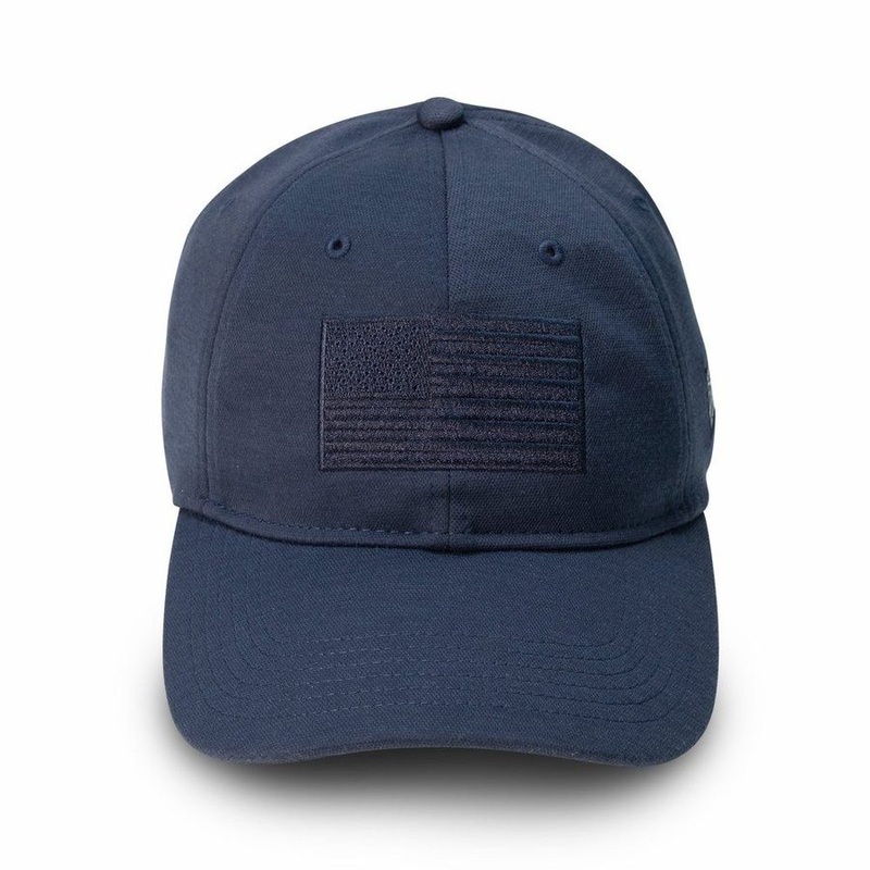 Blackout Flag Stretch Fit Hat – Navy