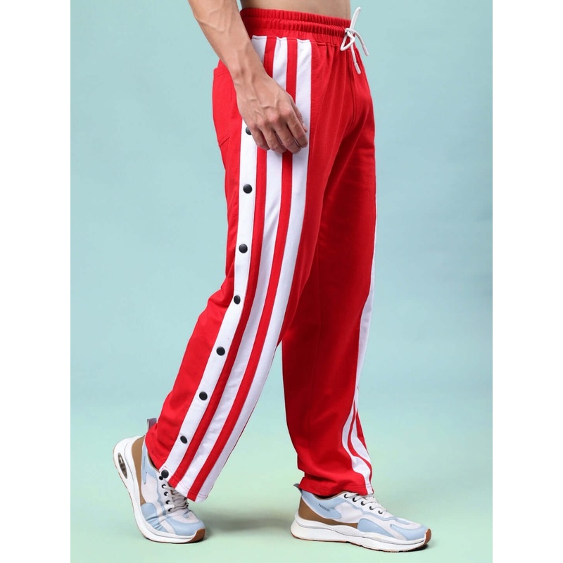 DANCER JOGGERS COTTON RED WHITE XS