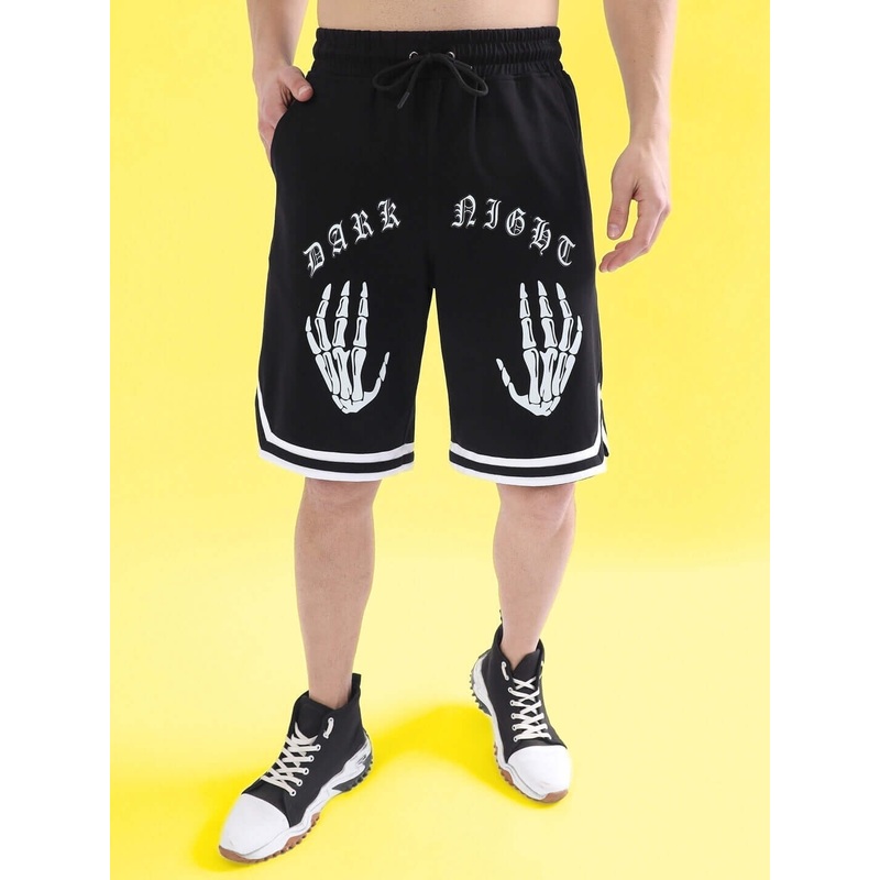 DARK NIGHT REGULAR FIT SHORTS BLACK XS