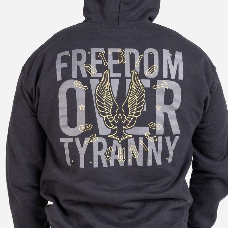 Freedom Over Tyranny Hoodie – Black Small