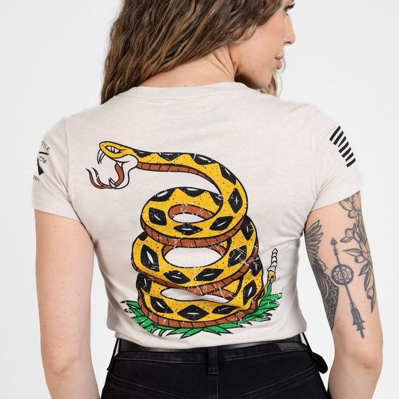 Women’s Rattle & Resist V-Neck – Sand Small