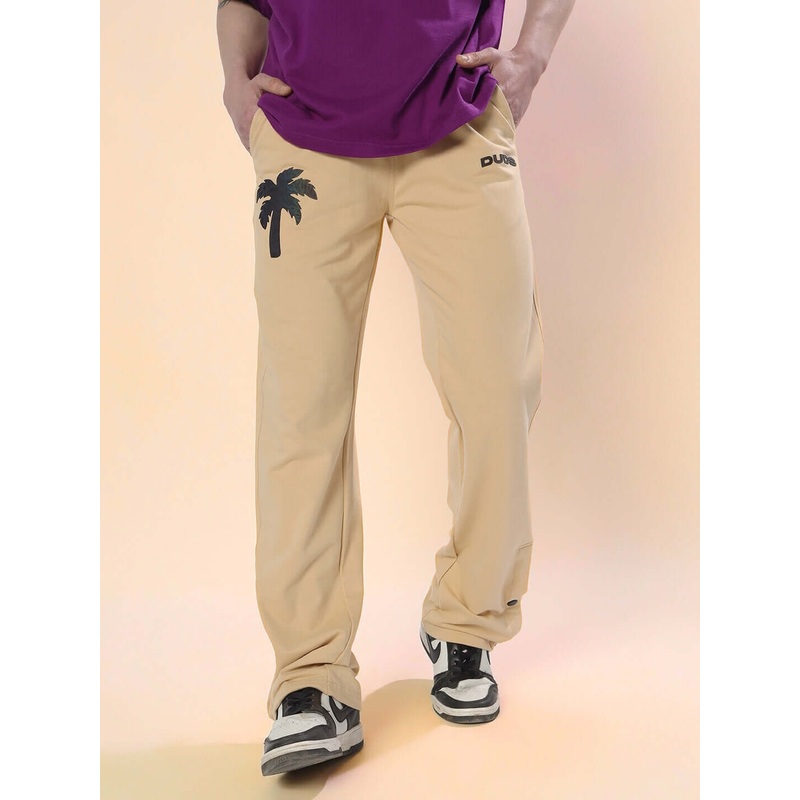 PHOENIX DIGITAL PRINTED JOGGERS BEIGE XS