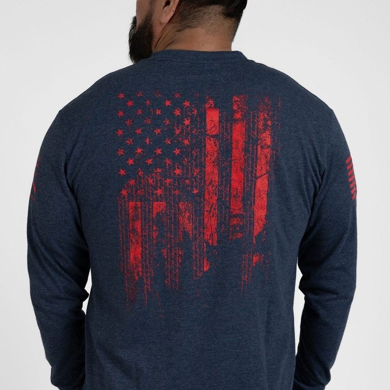1776 Flag Long Sleeve – Navy Small
