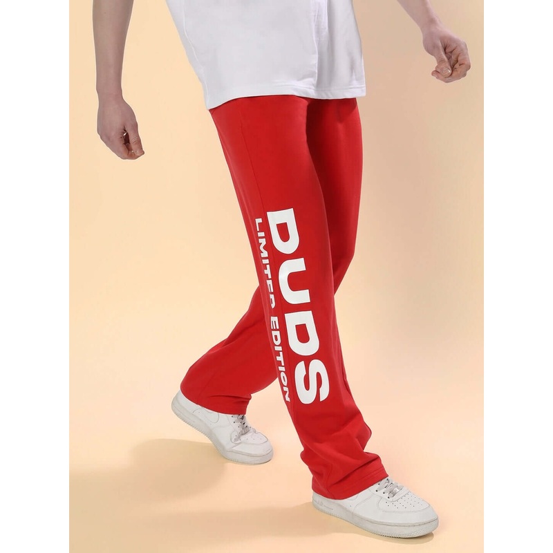 DUDS COTTON LIMITED EDITION JOGGER RED XS