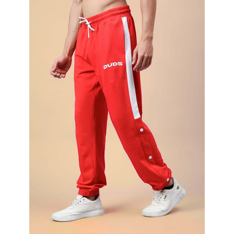 HIGH POINT CONTRAST JOGGERS RED WHITE XS